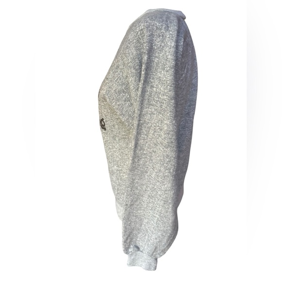 1970s Kmart Gray Crewneck, w/Raglan Sleeves Sweatshirt - Picture 2 of 4